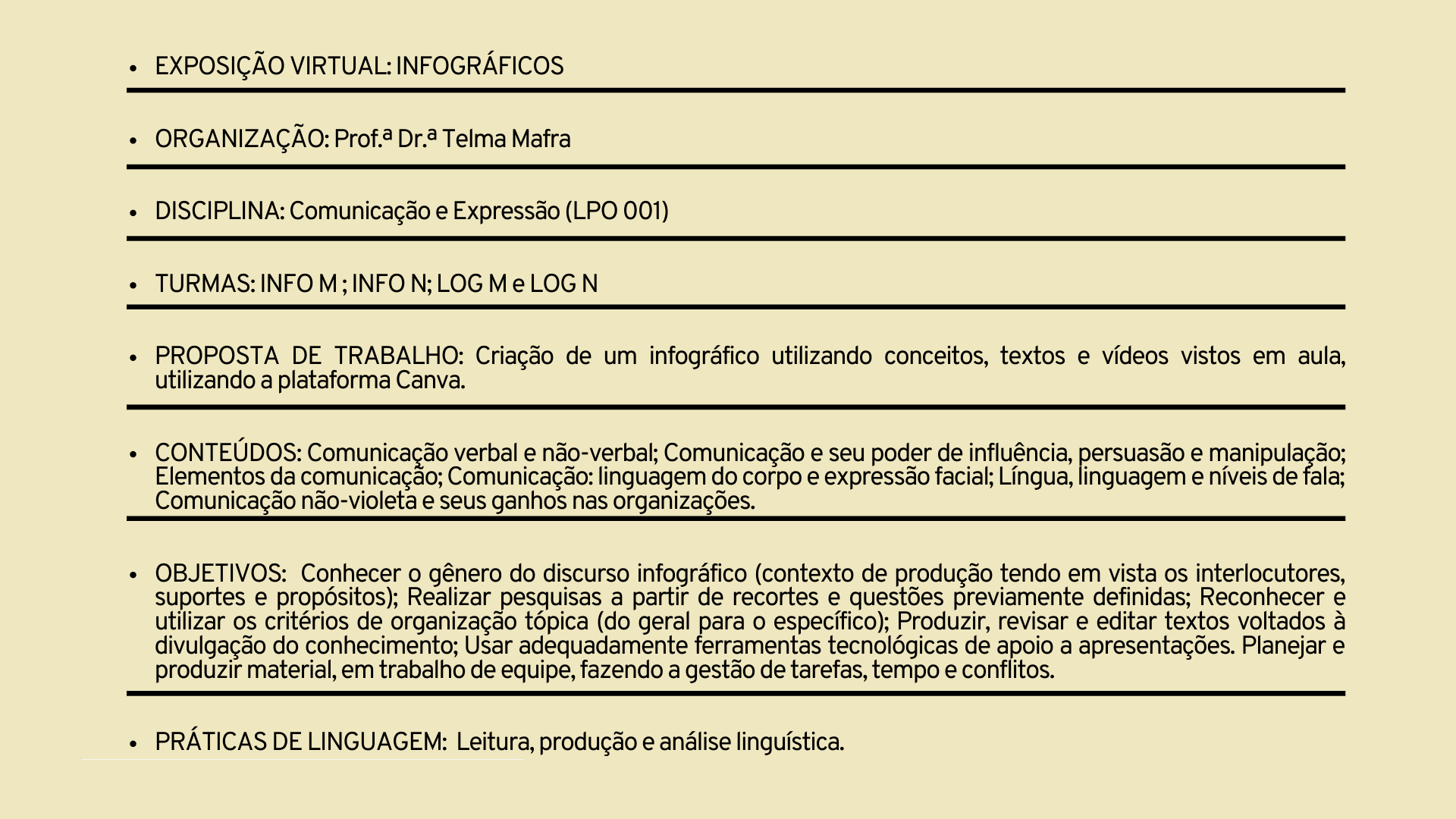 Exposicao Virtual Infograficos Organizacao Prof ª Dr ª Telma Mafra Fatec Maua